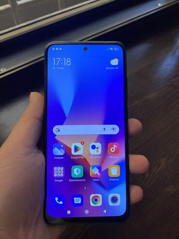 Redmi: Redmi, Redmi Note 10, Б/у, 4 ГБ, цвет - Синий, 2 SIM