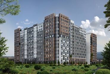 недостроенные дома в бишкеке: 1 комната, 49 м², Элитка, 5 этаж, ПСО (под самоотделку)