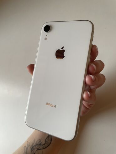 iphone xr голубой: IPhone Xr, Б/у, 128 ГБ, Белый, Защитное стекло, Чехол, 83 %