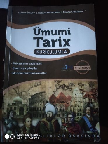 ədəbiyyat kitab: Anar İsayev tarix hər ikisi var 2023