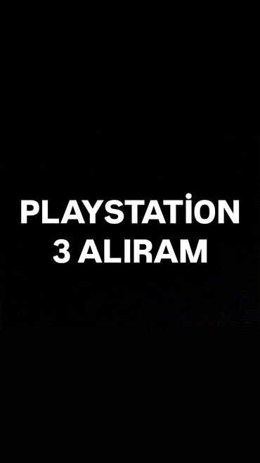 аккумуляторы 3,7: ƏLAQƏ: 050-873-76-83
Playstation 3 Alışı