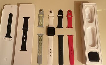 Yeni, Smart saat, Apple, Sensor ekran, rəng - Qara