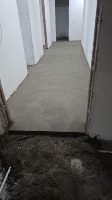 пустотные плиты: Полусухая стяжка пола под ключ - Машинная подача раствора установкой — 10