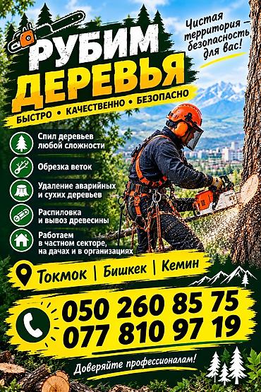 Профессиональная рубка и обслуживание деревьев Услуги: - Спил