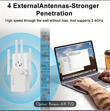 kontakt home komputer ucuz: Wifi gücləndirici əhatə dairəsini artıran 2.4 g /5 g sürət — 5