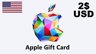 card: Подарочная карта Apple Gift Card (США) — номинал 2 USD. - — 1