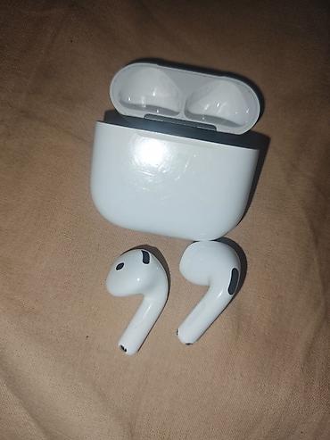 airpods pro 1: İşlənmiş Simsiz (Bluetooth) Qulaqcıqlar, Apple, rəng - Ağ — 2