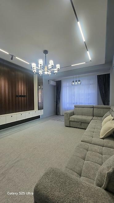 2 bedroom: 2 комнаты, Золотой квадрат Агентство недвижимости, Семейным, от 6 месяцев, С мебелью полностью — 1