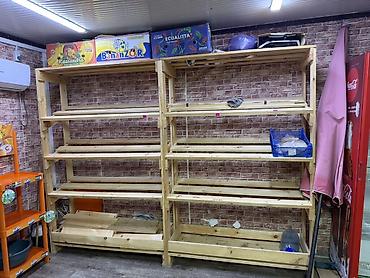 Деревянные торговые стеллажи для магазина,подходит для овощи фруктов at lalafo.kg — 3 Деревянные торговые стеллажи для магазина,подходит для овощи фруктов — 3