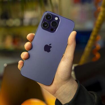 айфон 14 китайский: IPhone 14 Pro Max, Б/у, 512 ГБ, Deep Purple, Защитное стекло, Чехол, 85 %