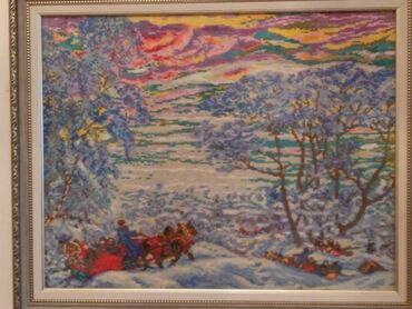 Şəkillər, tablolar: ВЫШИВКА. Вышитые картины в раме. Обращаться по номеру Женщина с — 7