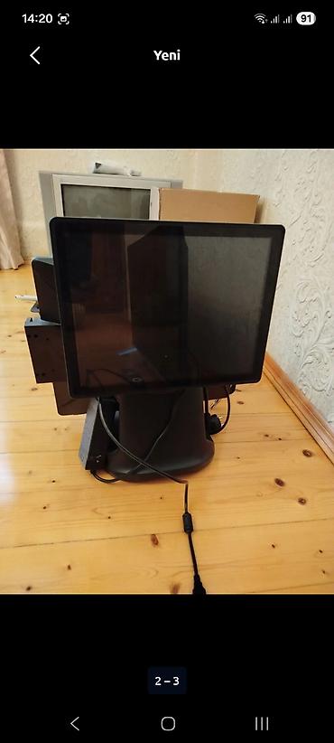 post terminal: POS satış sistemi komplekti - 2 ədəd HANTA markalı toxunma ekranlı — 1