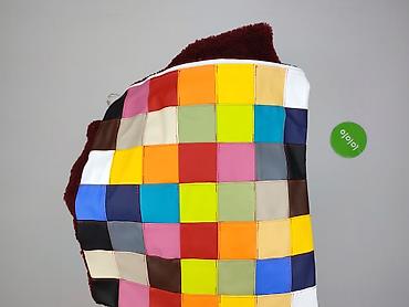 rzeczy że stichem: Poduszki dekoracyjne – poszewki patchwork z eco‑skóry, komplet 2 szt — 4