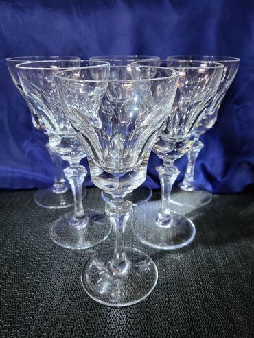 Čaše: Case nove kristal duvano staklo za vino,nemacke 70te. Case — 7