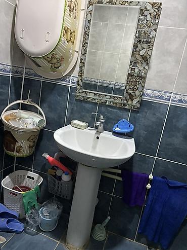 Təmir və tikinti: Hamam üçün pedestallı çanaq (umivalnik) və qarışdırıcı kran dəsti Tam — 1