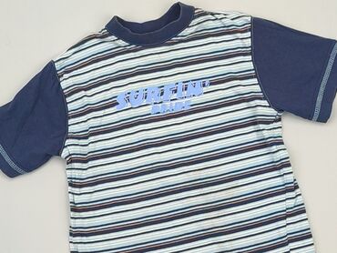 koszulka niebieska: T-shirt, 5-6 years, 110-116 cm, condition - Good