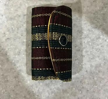 stüssy wallet: Əl işi naxışlı açarlıq/kiçik pulqabı - Material: sıx toxunmuş parça — 1