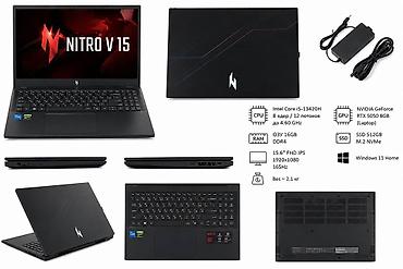 ноутбуки с 3050: Игровой ноутбук Nitro V 15 (15.6") Ключевые характеристики: - Экран — 1