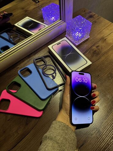 Apple iPhone: IPhone 14 Pro Max, Б/у, 512 ГБ, Deep Purple, Коробка, 84 % — 2