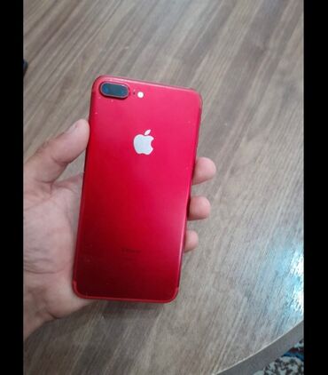 ikinci el iphone 7: IPhone 7 Plus, 32 GB, Qırmızı, Barmaq izi, Face ID