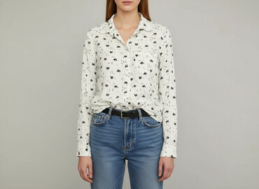 ubrania w stylu lat 80: Cropp, Сорочка жіноча, розмір XS