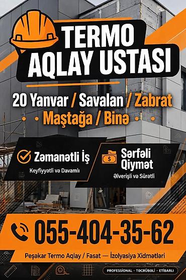Fasad işləri: 10 İL ZƏMANƏT Termo Aqlay Ustası – Peşəkar İnşaat və Fasad Xidmətləri — 4