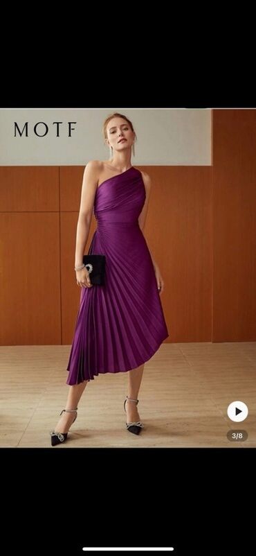 hm papuce: M (EU 38), color - Purple, Evening, Without sleeves