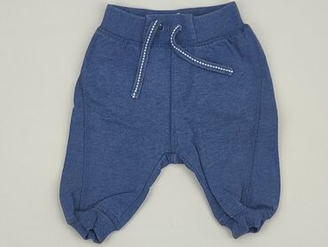 czarny kombinezon hm: Spodnie dresowe, H&M, 0-3 m, stan - Bardzo dobry