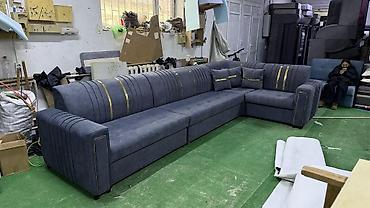 Угловые диваны: Угловой диван, C подушками, Трехместный — 7