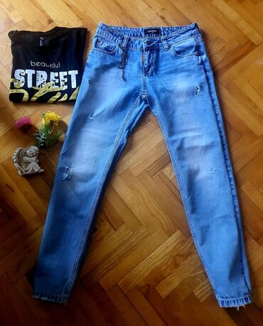 pvc pantalone: DSQUARED2 farmerke sam dobila na poklon, ne mogu da tvrdim da su