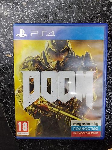 Видеоигры: PS4 игры на дисках (Blu‑ray): 1) DOOM (PS4) - Жанр: шутер от первого — 2