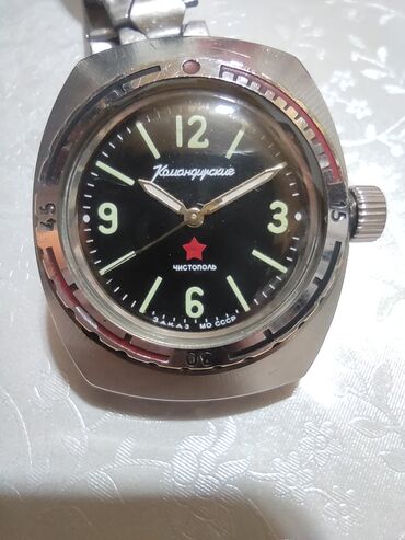 Классические часы: Часы Восток Командирские Амфибия Бочка Чистополь Заказ МО СССР — 5