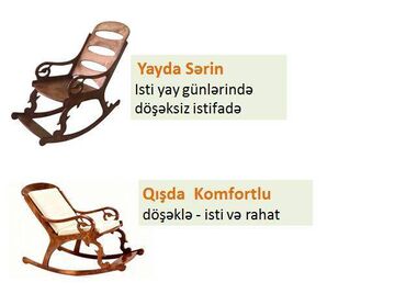 Kreslolar: Yeni, Kreslo-kaçalka, Kredit var, Ödənişli çatdırılma — 5