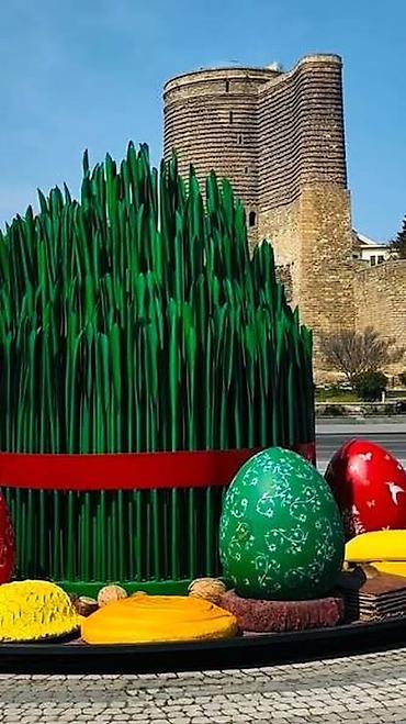 el bilendiri: Məhsul: Bakıdakı Novruz tematik açıq hava dekor-installasiyaları və — 4