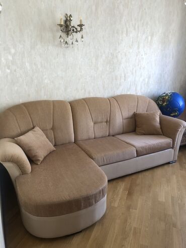 Künc divan, İşlənmiş, Açılan, Bazasız, Parça, Çatdırılma yoxdur