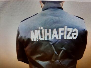 Охрана, безопасность: Muhafizeci beyler teleb olunur. Boy-170 yas heddi-40 herbi xidmet