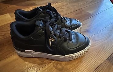 Kişi ayaqqabıları: Puma kişi/unikal stil idman ayaqqabısı - Rəng: qara üst, ağ altlıq - — 5
