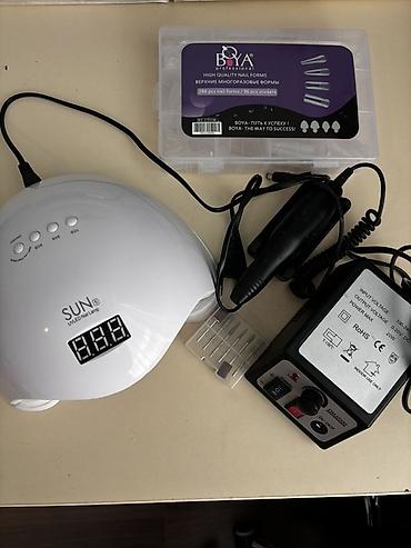 Manikür üçün tam dəst Tərkib: - SUN UV/LED dırnaq lampası (taymer