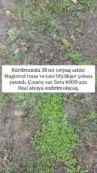 купить землю в кусарах: 38 sot, Tikinti, Kupça (Çıxarış)