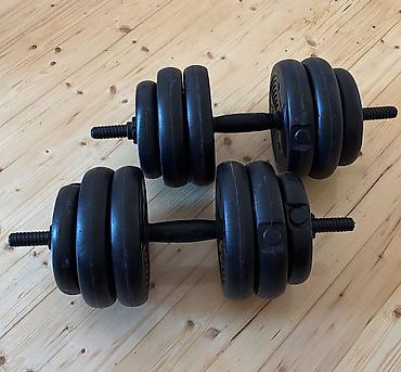 çəki daşlari: Cütü 50 azn hər biri 15 kg-dır Yep Yeni 3 və 1.5 kg daşlardan — 1
