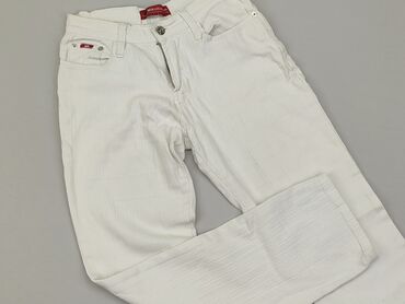 białe t shirty plus size: Jeansy, S, stan - Dobry