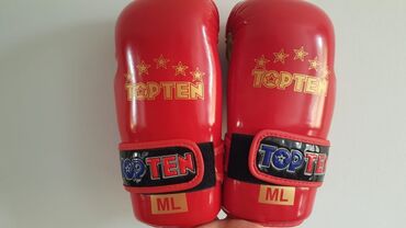 Перчатки: ITF перчатки для таэквондо размер МL красного цвета самовывоз центр