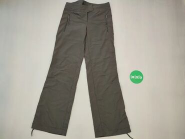 Spodnie: Spodnie XS (EU 34), wzór - Jednolity kolor, kolor - Szary