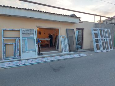 işlənmiş plastik qapı pəncərə satılır: Yeni İki qat şüşə paketi Plastik pəncərə, Еni: 140 sm, Uzunluğu: 150 sm, Pulsuz quraşdırma