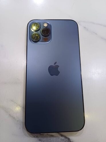 Apple iPhone: IPhone 12 Pro, Б/у, 128 ГБ, Синий, Чехол, 81 %