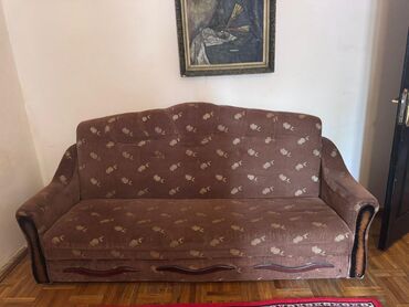Di̇van-kravat, İşlənmiş, Açılan, Bazalı, Parça, Çatdırılma yoxdur