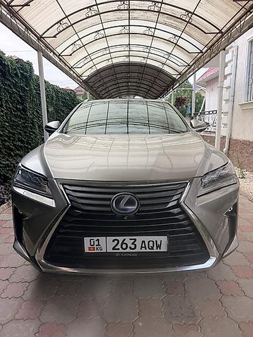 Lexus RX: 2017 г., 3.5 л, Автомат, Гибрид, Кроссовер