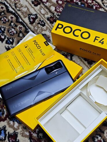 ремонт ноутбуков в бишкеке: Poco F4 GT, 256 ГБ, түсү - Кара, 2 SIM, 1 SIM, eSIM