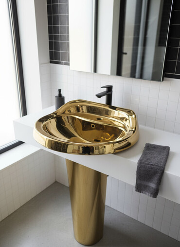 пьедесталом раковина с: Раковина для ванной, Круглая форма, Материал: Керамика, Размер: 52 x 52 см