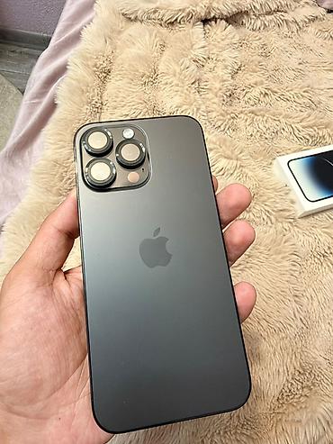 pixel 6 pro: IPhone 14 Pro Max, Б/у, 128 ГБ, Черный, Защитное стекло, 80 % — 2
